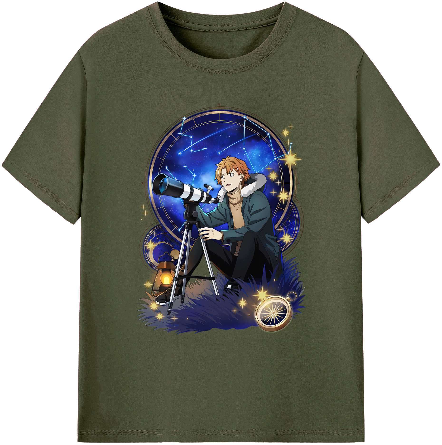 （画像用） 文豪ストレイドッグス Bungo Stray Dogs 綿100％ メンズ半袖Tシャツ｜肌触りやわらか＆通気性